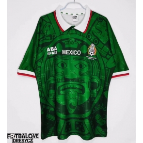 Mexiko 1998 Retro Domácí Dres Krátký Rukáv Mexiko 1998 Retro Domácí Dres Krátký Rukáv